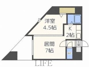 パークヒルズ東札幌の物件間取画像